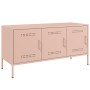 Mueble de TV de acero rosa 100,5x39x50,5 cm von , TV-Möbel - Ref: Foro24-842947, Preis: 99,63 €, Rabatt: %