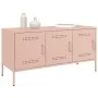 Mueble de TV de acero rosa 100,5x39x50,5 cm von , TV-Möbel - Ref: Foro24-842947, Preis: 98,53 €, Rabatt: %