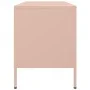 Mueble de TV de acero rosa 100,5x39x50,5 cm von , TV-Möbel - Ref: Foro24-842947, Preis: 98,53 €, Rabatt: %