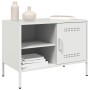 Mueble de TV de acero blanco 68x39x50,5 cm von , TV-Möbel - Ref: Foro24-843004, Preis: 75,63 €, Rabatt: %