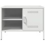 Mueble de TV de acero blanco 68x39x50,5 cm von , TV-Möbel - Ref: Foro24-843004, Preis: 75,63 €, Rabatt: %