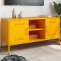 Mueble de TV de acero amarillo mostaza 100,5x39x50,5 cm von , TV-Möbel - Ref: Foro24-842991, Preis: 99,63 €, Rabatt: %