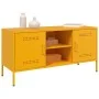 Mueble de TV de acero amarillo mostaza 100,5x39x50,5 cm von , TV-Möbel - Ref: Foro24-842991, Preis: 98,54 €, Rabatt: %