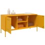 Mueble de TV de acero amarillo mostaza 100,5x39x50,5 cm von , TV-Möbel - Ref: Foro24-842991, Preis: 99,63 €, Rabatt: %