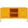Mueble de TV de acero amarillo mostaza 100,5x39x50,5 cm von , TV-Möbel - Ref: Foro24-842991, Preis: 98,54 €, Rabatt: %