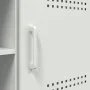 Mueble de TV de acero blanco 100,5x39x50,5 cm de , Muebles TV - Ref: Foro24-842993, Precio: 82,56 €, Descuento: %