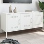 Mueble de TV de acero blanco 100,5x39x50,5 cm von , TV-Möbel - Ref: Foro24-842951, Preis: 99,89 €, Rabatt: %