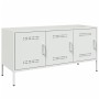 Mueble de TV de acero blanco 100,5x39x50,5 cm von , TV-Möbel - Ref: Foro24-842951, Preis: 99,89 €, Rabatt: %