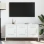 Mueble de TV de acero blanco 100,5x39x50,5 cm de , Muebles TV - Ref: Foro24-842951, Precio: 98,76 €, Descuento: %