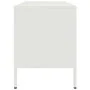 Mueble de TV de acero blanco 100,5x39x50,5 cm de , Muebles TV - Ref: Foro24-842951, Precio: 98,76 €, Descuento: %
