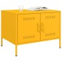 Mesa de centro acero amarillo mostaza 68x50x50,5 cm by , Coffee table - Ref: Foro24-843033, Price: 90,44 €, Discount: %