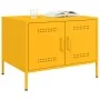 Mesa de centro acero amarillo mostaza 68x50x50,5 cm by , Coffee table - Ref: Foro24-843033, Price: 76,02 €, Discount: %