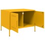 Mesa de centro acero amarillo mostaza 68x50x50,5 cm by , Coffee table - Ref: Foro24-843033, Price: 90,44 €, Discount: %