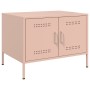 Mesa de centro acero rosa 68x50x50,5 cm de , Mesas de centro - Ref: Foro24-843031, Precio: 90,37 €, Descuento: %