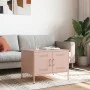 Mesa de centro acero rosa 68x50x50,5 cm de , Mesas de centro - Ref: Foro24-843031, Precio: 76,02 €, Descuento: %