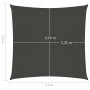Sail awning anthracite gray HDPE 160 g/m² 2.5x2.5 m by vidaXL, Umbrellas - Ref: Foro24-311053, Price: 28,40 €, Discount: %