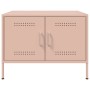 Mesa de centro acero rosa 68x50x50,5 cm de , Mesas de centro - Ref: Foro24-843031, Precio: 90,37 €, Descuento: %