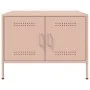 Mesa de centro acero rosa 68x50x50,5 cm de , Mesas de centro - Ref: Foro24-843031, Precio: 76,02 €, Descuento: %