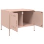 Mesa de centro acero rosa 68x50x50,5 cm de , Mesas de centro - Ref: Foro24-843031, Precio: 90,37 €, Descuento: %