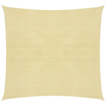 Beige HDPE sail awning 160 g/m² 3x3 m by vidaXL, Umbrellas - Ref: Foro24-311109, Price: 24,87 €, Discount: %
