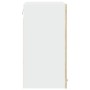 Armario colgante cristal y aglomerado roble sonoma 80x31x60 cm von , Küchenschränke - Ref: Foro24-849624, Preis: 63,32 €, Rab...