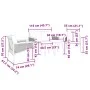 Juego de muebles de jardín con cojines 5 piezas acero negro by , Garden sets - Ref: Foro24-3283636, Price: 447,41 €, Discount: %