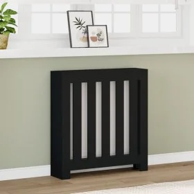 Heizkörperverkleidung aus schwarzem Ingenieurholz 78x20x82 cm von , Zubehör für Heizkörper - Ref: Foro24-852727, Preis: 51,61...
