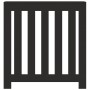 Cubierta de radiador madera de ingeniería negro 78x20x82 cm by , Accessories for heating radiators - Ref: Foro24-852727, Pric...