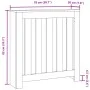 Heizkörperverkleidung aus Holz in verwitterter Farbe 78x20x82 cm. von , Zubehör für Heizkörper - Ref: Foro24-852733, Preis: 5...
