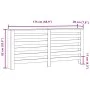 Cubierta de radiador madera color roble ahumado 175x20x82 cm by , Accessories for heating radiators - Ref: Foro24-852712, Pri...