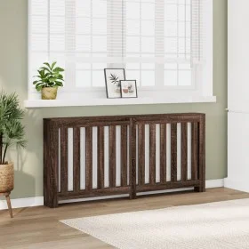 Heizkörperverkleidung aus braunem Eichenholz 175x20x82cm. von , Zubehör für Heizkörper - Ref: Foro24-852759, Preis: 84,94 €, ...