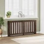 Cubierta de radiador madera ingeniería marrón roble 175x20x82cm by , Accessories for heating radiators - Ref: Foro24-852759, ...