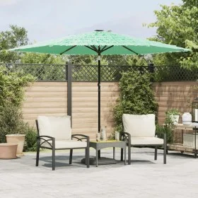 Sombrilla de jardín con poste de acero verde 288x288x225 cm by , Umbrellas - Ref: Foro24-4005107, Price: 97,14 €, Discount: %