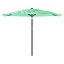 Gartenschirm mit grünem Stahlmast 288x288x225 cm von , Sonnenschirme - Ref: Foro24-4005107, Preis: 87,92 €, Rabatt: %