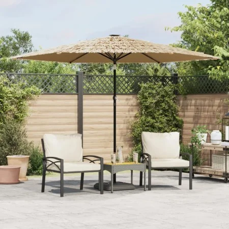 Sombrilla de jardín con poste de acero marrón 288x288x225 cm de , Sombrillas - Ref: Foro24-4005105, Precio: 98,16 €, Descuent...