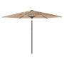 Gartenschirm mit braunem Stahlmast 288x288x225 cm. von , Sonnenschirme - Ref: Foro24-4005105, Preis: 94,23 €, Rabatt: %