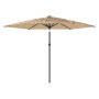 Gartenschirm mit braunem Stahlmast 288x288x225 cm. von , Sonnenschirme - Ref: Foro24-4005105, Preis: 94,23 €, Rabatt: %
