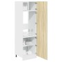 Kühlschrankmöbel aus Eichenholz in Sonoma-Optik, 60x57x207 cm. von , Küchenschränke - Ref: Foro24-849626, Preis: 154,40 €, Ra...