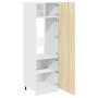 Mueble frigorífico madera ingeniería roble Sonoma 60x57x207 cm by , Kitchen cabinets - Ref: Foro24-849626, Price: 154,40 €, D...