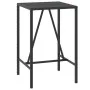 Juego de bar de jardín de 3 piezas con cojines ratán PE negro by , Garden sets - Ref: Foro24-3261460, Price: 203,39 €, Discou...