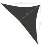 Sail awning anthracite gray HDPE 160 g/m² 2.5x2.5x3.5 m by vidaXL, Umbrellas - Ref: Foro24-311086, Price: 18,17 €, Discount: %