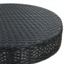 Mesa y taburetes altos jardín 3 piezas y cojines ratán PE negro by , Garden sets - Ref: Foro24-3261441, Price: 199,96 €, Disc...