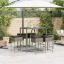 Juego de bar de jardín de 7 piezas con cojines ratán PE gris by , Garden sets - Ref: Foro24-3261469, Price: 438,94 €, Discoun...