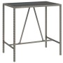 Juego de bar de jardín de 7 piezas con cojines ratán PE gris by , Garden sets - Ref: Foro24-3261469, Price: 438,94 €, Discoun...