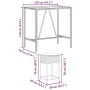7-teiliges Gartenset mit grauen PE-Rattan-Kissen von , Gartensets - Ref: Foro24-3261469, Preis: 429,30 €, Rabatt: %