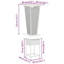 7-teiliges Gartenset mit schwarzen PE-Rattan-Kissen von , Gartensets - Ref: Foro24-3261476, Preis: 246,34 €, Rabatt: %
