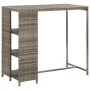 Juego de bar de jardín de 5 piezas con cojines ratán PE gris de , Conjuntos de jardín - Ref: Foro24-3261495, Precio: 318,52 €...