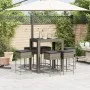 Juego de bar de jardín de 7 piezas con cojines ratán PE gris by , Garden sets - Ref: Foro24-3261457, Price: 393,25 €, Discoun...