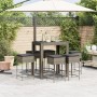 Juego de bar de jardín de 7 piezas con cojines ratán PE gris von , Gartensets - Ref: Foro24-3261457, Preis: 415,62 €, Rabatt: %