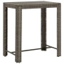 Juego de bar de jardín de 7 piezas con cojines ratán PE gris von , Gartensets - Ref: Foro24-3261457, Preis: 415,62 €, Rabatt: %
